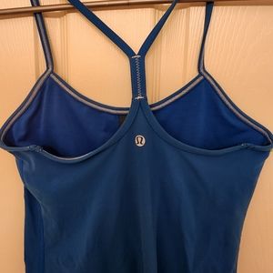 Lululemon blue tank top size small